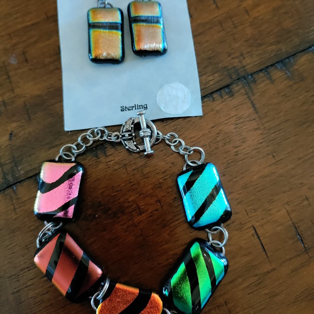 Earrings and Bracelet
